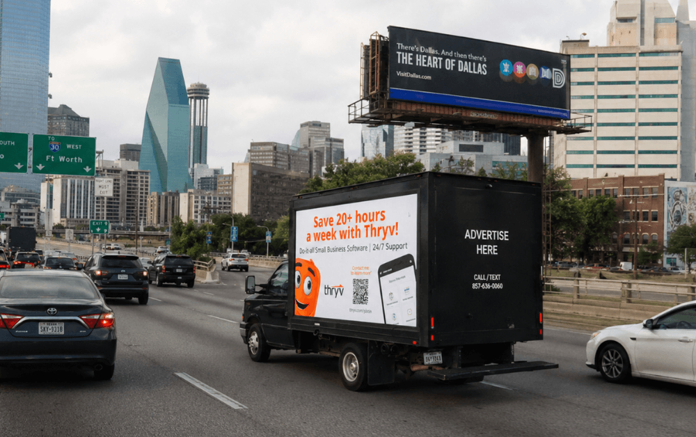 Mobile Billboard vs Static Billboard in Dallas: Which One Actually Reaches Your Customers?